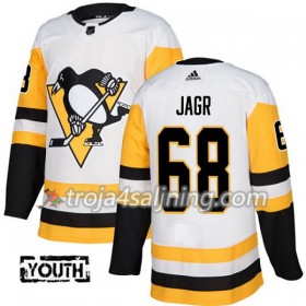 Pittsburgh Penguins tröja Jaromir Jagr 68 Vit 2017-2018 Adidas Authentic - NHL Tröjor Barn